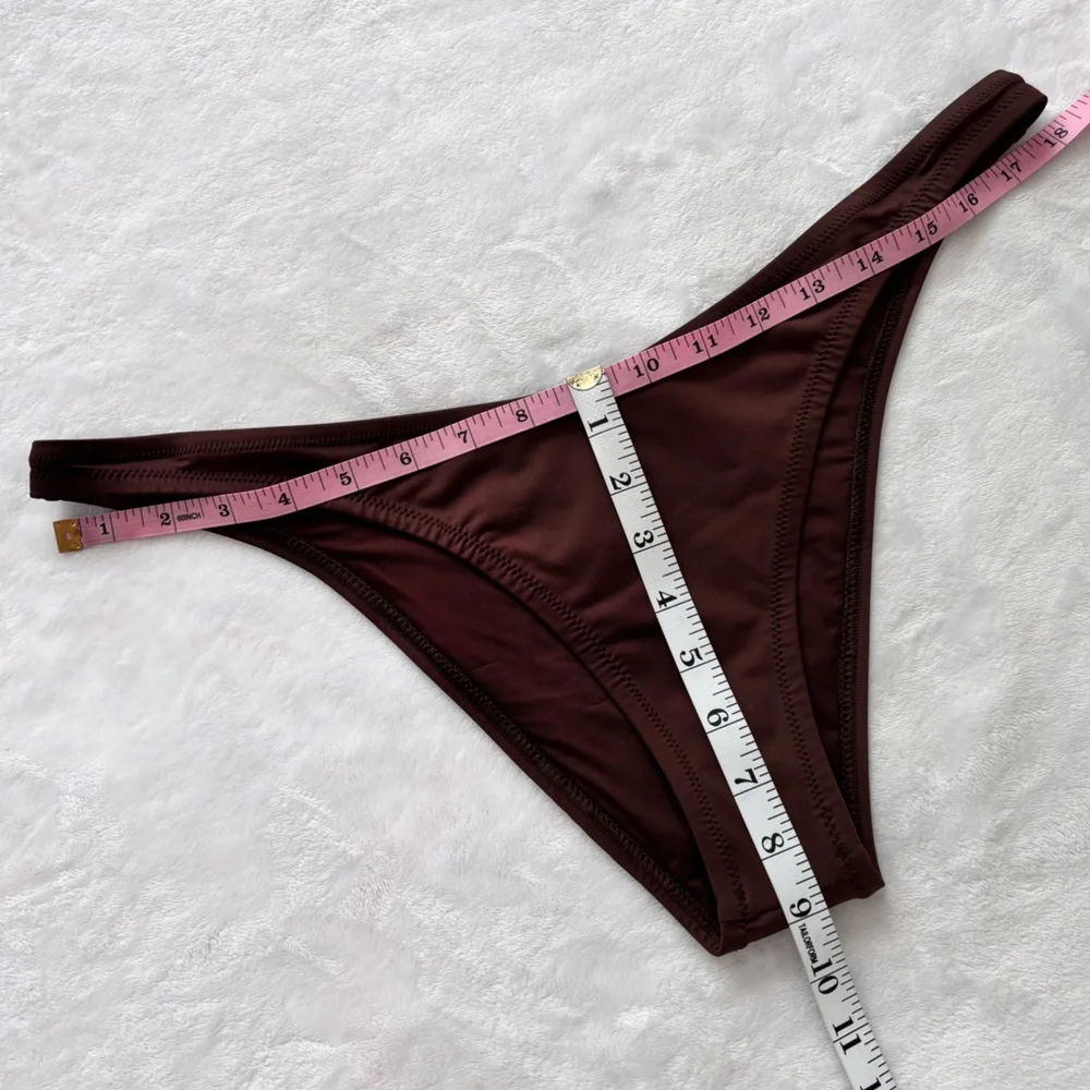 SKIMS Cheeky Tanga Cocoa Bikini Bottom--NWT--XL